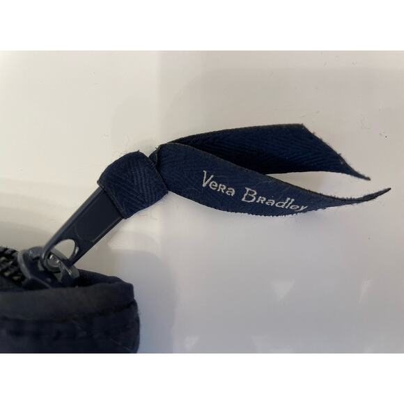 Vera Bradley Turn Lock Wallet True Navy Quilted Organizer - Picture 3 of 7